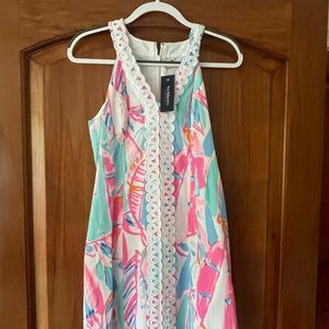 Lilly Pulitzer- Lynn Shift, Out to Sea, Size 4. Never worn!! Tags attached!!